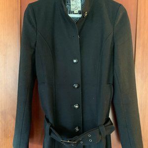 Tulle Black Wool Jacket